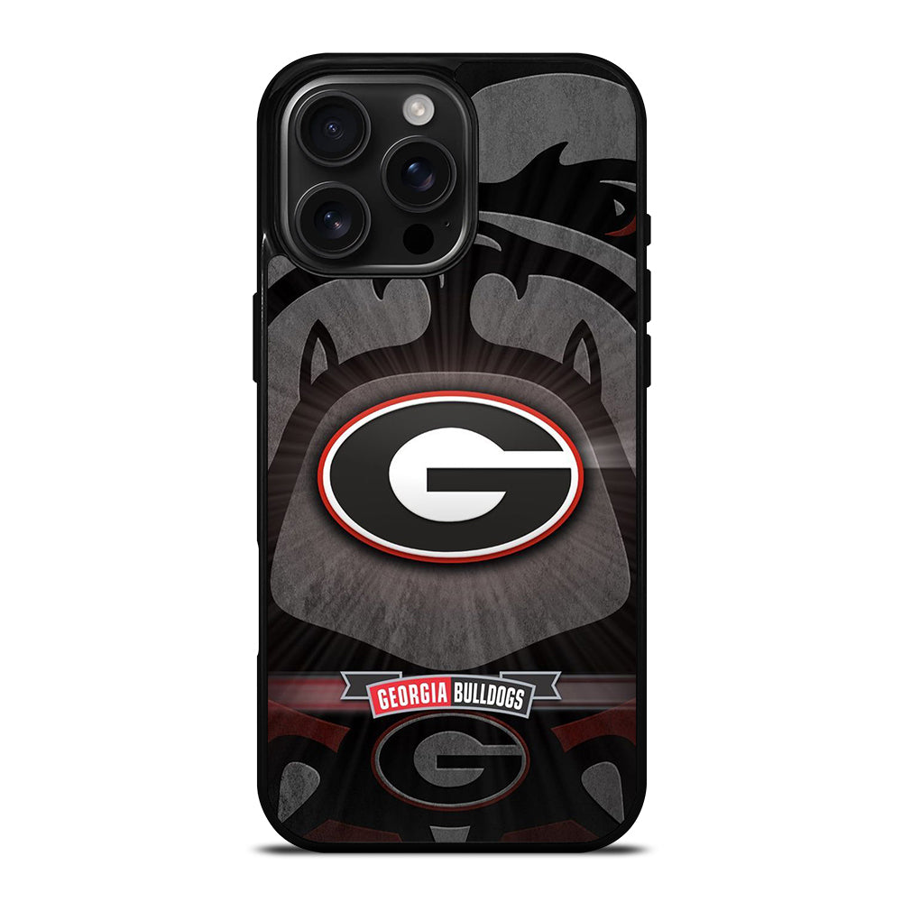 GEORGIA BULLDOGS UGA FOOTBALL LOGO iPhone 16 Pro Max Case Cover