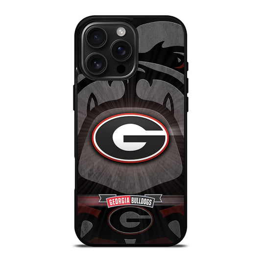 GEORGIA BULLDOGS UGA FOOTBALL LOGO iPhone 16 Pro Max Case Cover