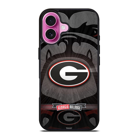 GEORGIA BULLDOGS UGA FOOTBALL LOGO iPhone 16 Plus Case Cover