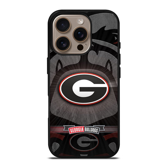 GEORGIA BULLDOGS UGA FOOTBALL LOGO iPhone 16 Pro Case Cover