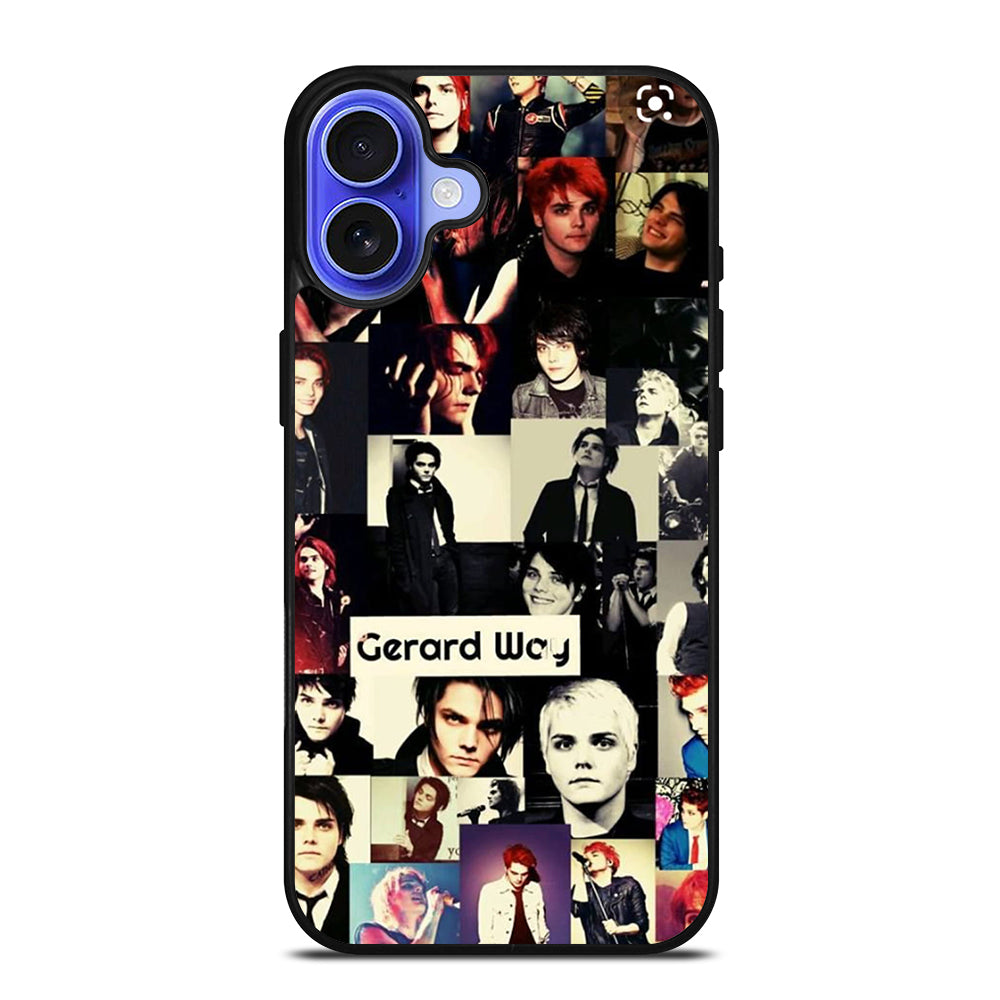 GERARD WAY MCR COLLAGE iPhone 16 Case Cover