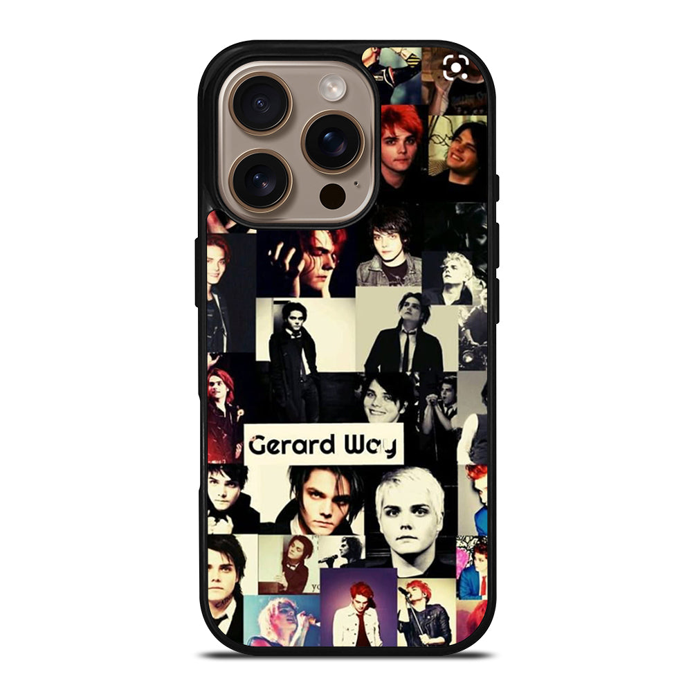 GERARD WAY MCR COLLAGE iPhone 16 Pro Case Cover