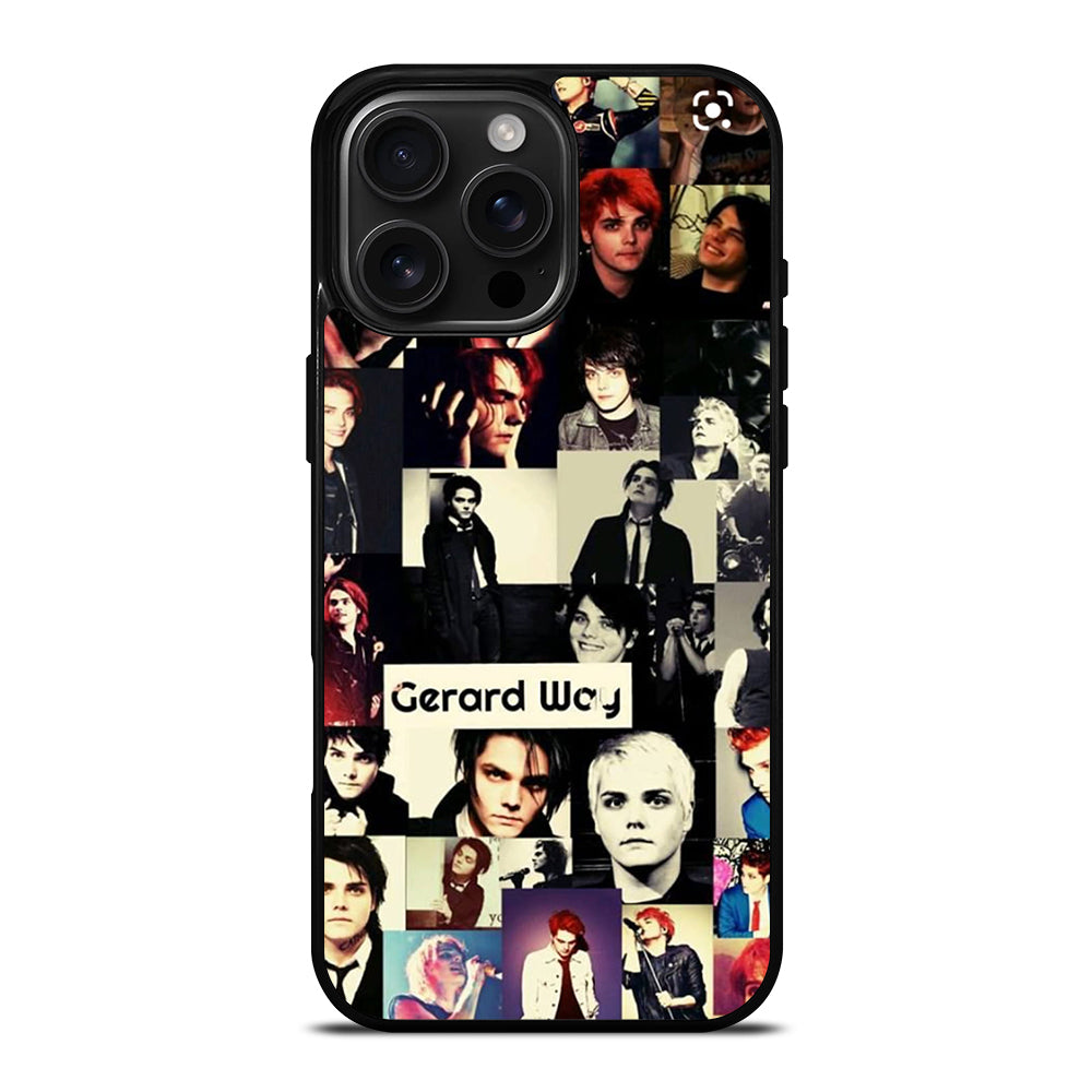 GERARD WAY MCR COLLAGE iPhone 16 Pro Max Case Cover