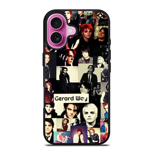 GERARD WAY MCR COLLAGE iPhone 16 Plus Case Cover
