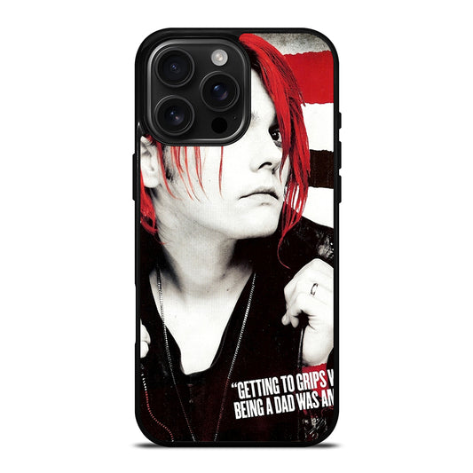 GERARD WAY MCR FACE iPhone 16 Pro Max Case Cover