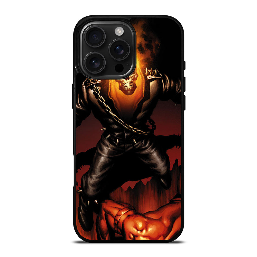 GHOST RIDER CARTOON iPhone 16 Pro Max Case Cover