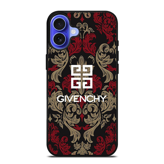 GIVENCHY PARIS LOGO PATTERN iPhone 16 Case Cover