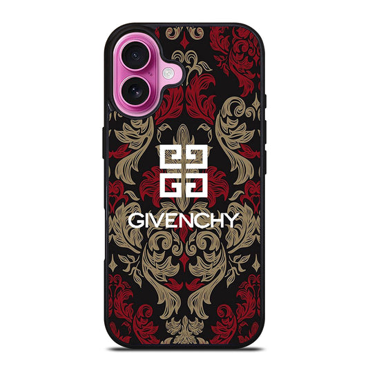 GIVENCHY PARIS LOGO PATTERN iPhone 16 Plus Case Cover
