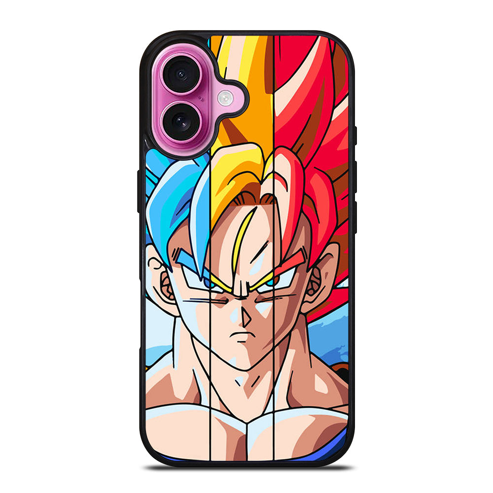 GOKU DRAGON BALL ANIME SUPER SAIYAN iPhone 16 Plus Case Cover