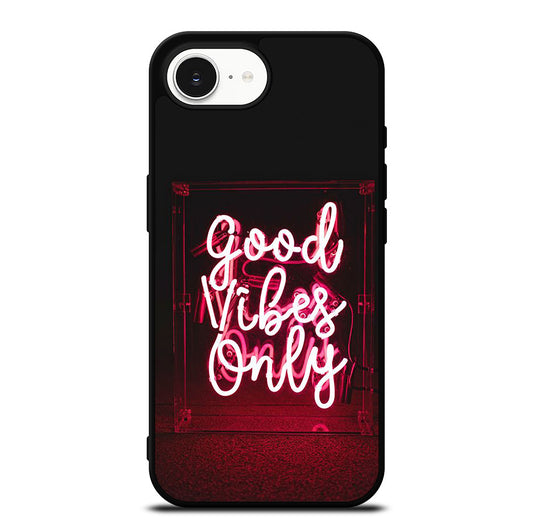 GOOD VIBES ONLY QUOTE 2 iPhone 16e Case Cover