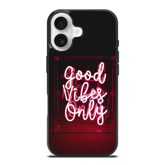 GOOD VIBES ONLY QUOTE 2 iPhone 17 Case Cover