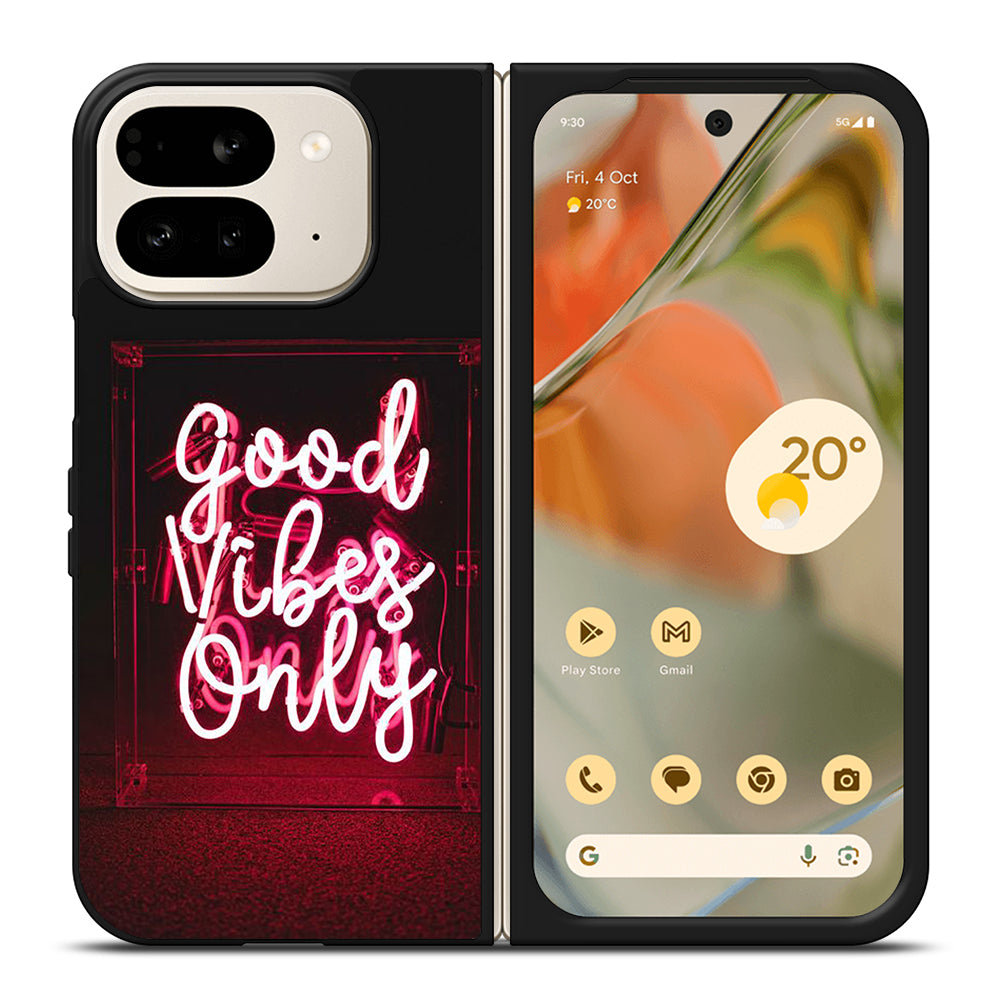 GOOD VIBES ONLY QUOTE 2 Google Pixel 9 Pro Fold Case Cover