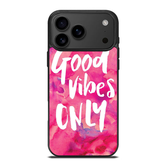 GOOD VIBES ONLY VINTAGE iPhone 17 Pro Max Case Cover