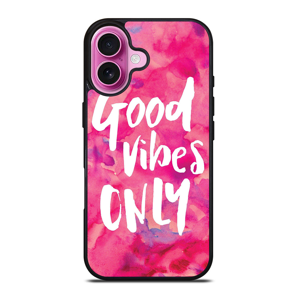 GOOD VIBES ONLY VINTAGE iPhone 16 Plus Case Cover