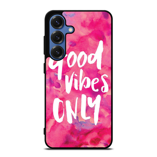 GOOD VIBES ONLY VINTAGE Samsung Galaxy S25 Case Cover