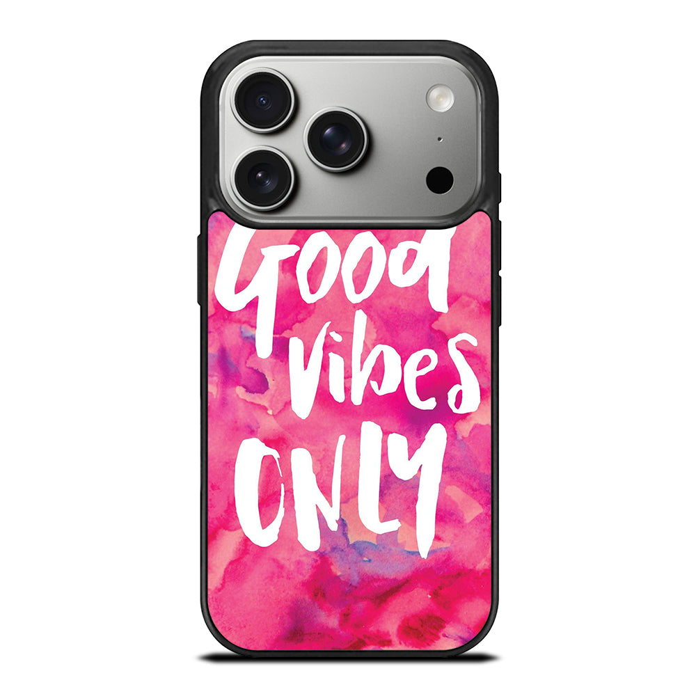 GOOD VIBES ONLY VINTAGE iPhone 17 Pro Case Cover