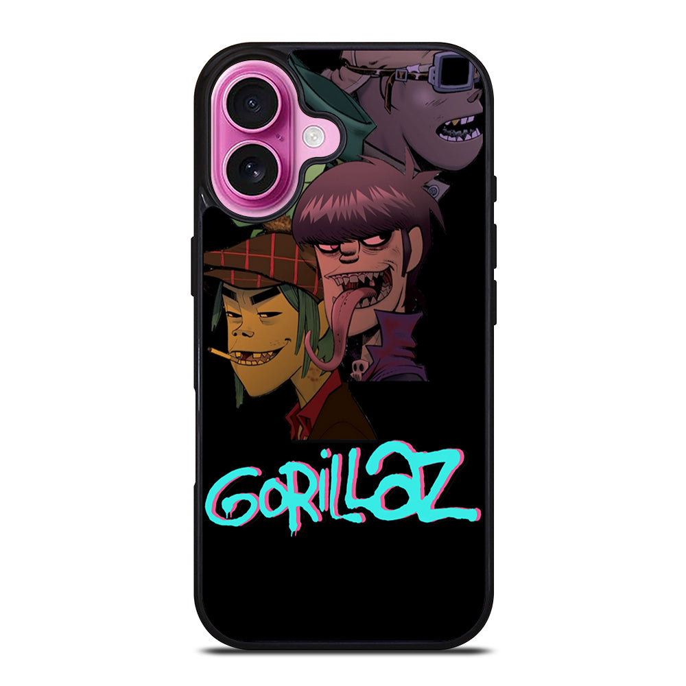 GORILLAZ BAND CARTOON iPhone 16 Plus Case Cover