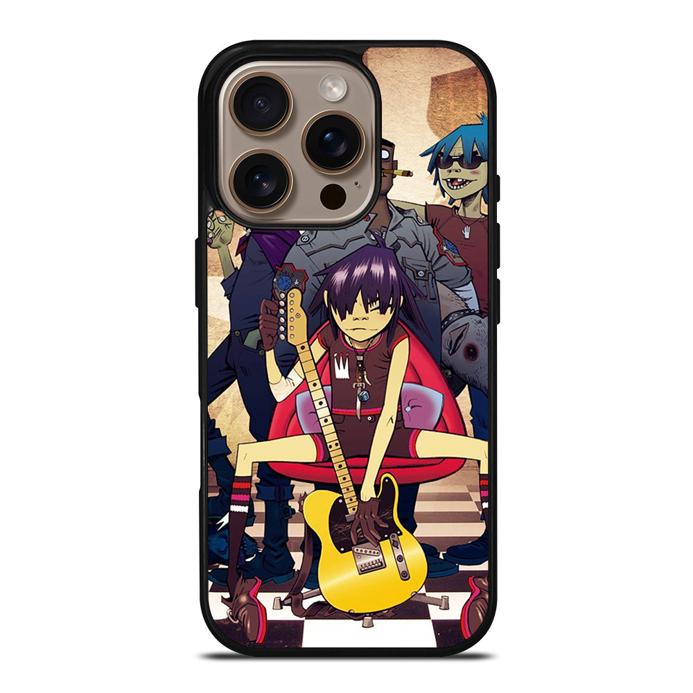 GORILLAZ CARTOON iPhone 16 Pro Case Cover