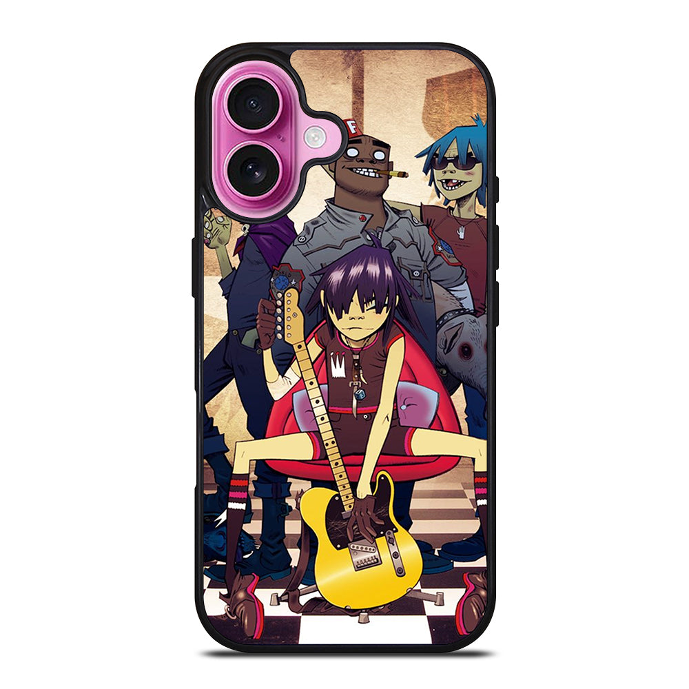 GORILLAZ CARTOON iPhone 16 Plus Case Cover