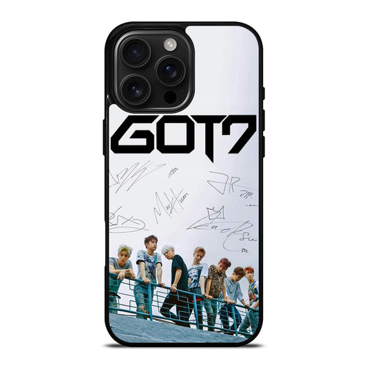 GOT7 SIGNATURE iPhone 16 Pro Max Case Cover