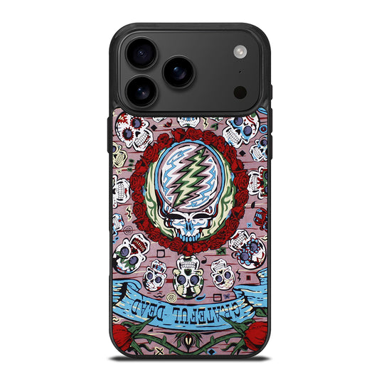 GRATEFUL DEAD BAND SKULL iPhone 17 Pro Max Case Cover