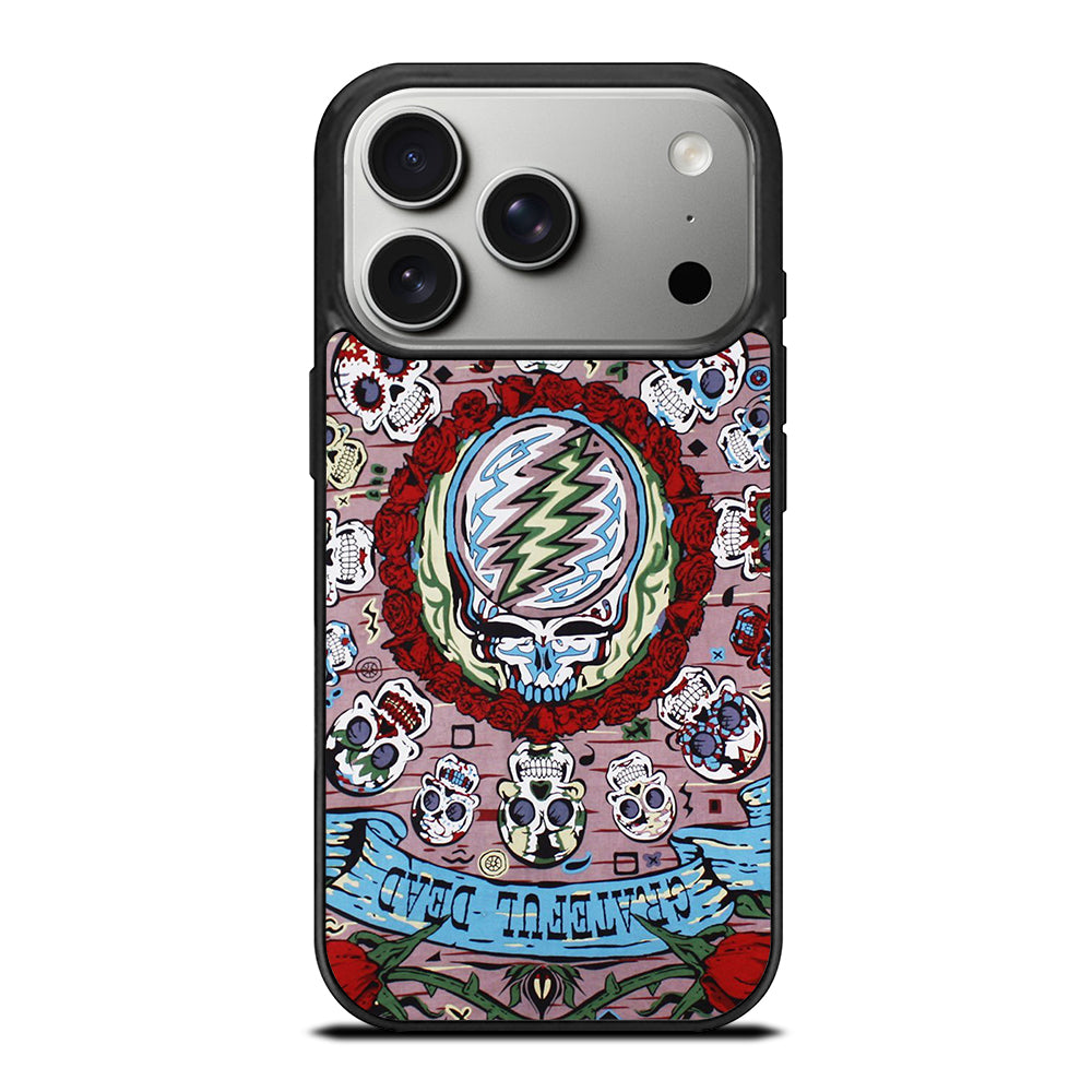 GRATEFUL DEAD BAND SKULL iPhone 17 Pro Case Cover