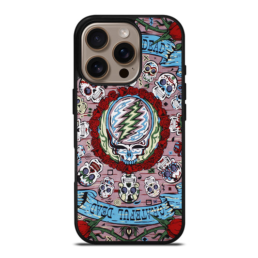 GRATEFUL DEAD BAND SKULL iPhone 16 Pro Case Cover