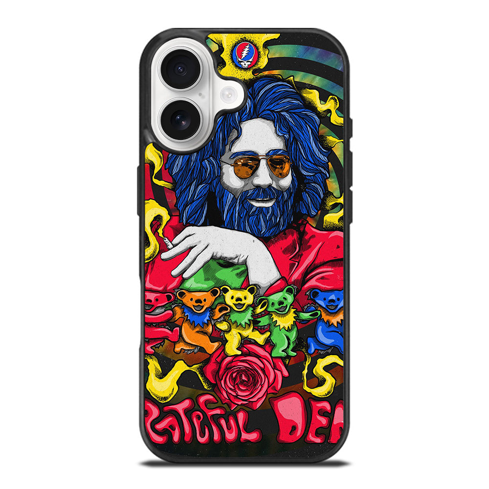 GRATEFUL DEAD JERRY GARCIA ART iPhone 17 Case Cover