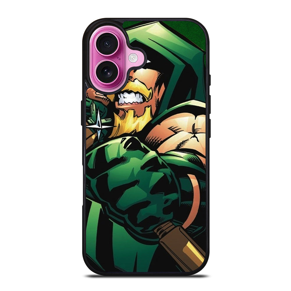 GREEN ARROW DC SUPERHERO iPhone 16 Plus Case Cover
