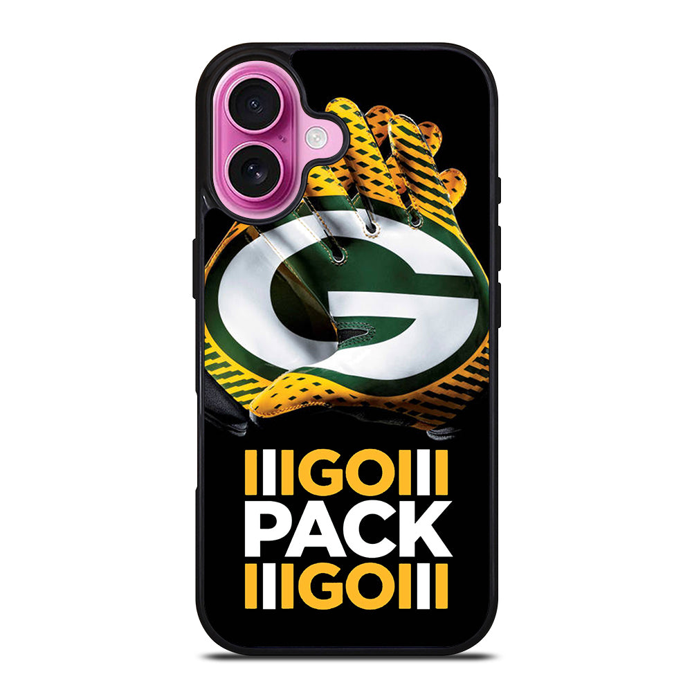 GREEN BAY PACKERS GO PACK GO LOGO 1 iPhone 16 Plus Case Cover