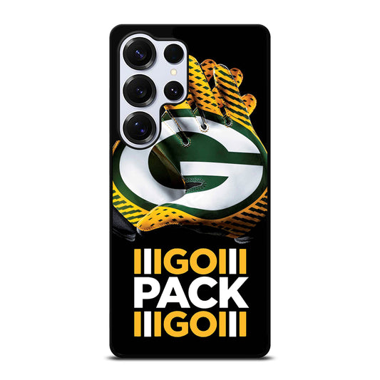 GREEN BAY PACKERS GO PACK GO LOGO 1 Samsung Galaxy S25 Ultra Case Cover