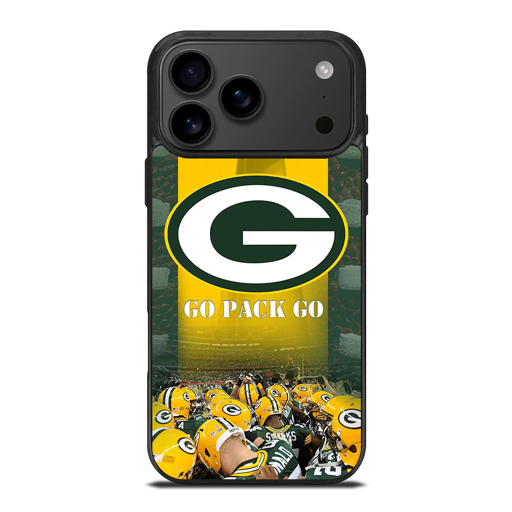 GREEN BAY PACKERS GO PACK GO LOGO 2 iPhone 17 Pro Max Case Cover