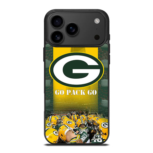 GREEN BAY PACKERS GO PACK GO LOGO 2 iPhone 17 Pro Max Case Cover