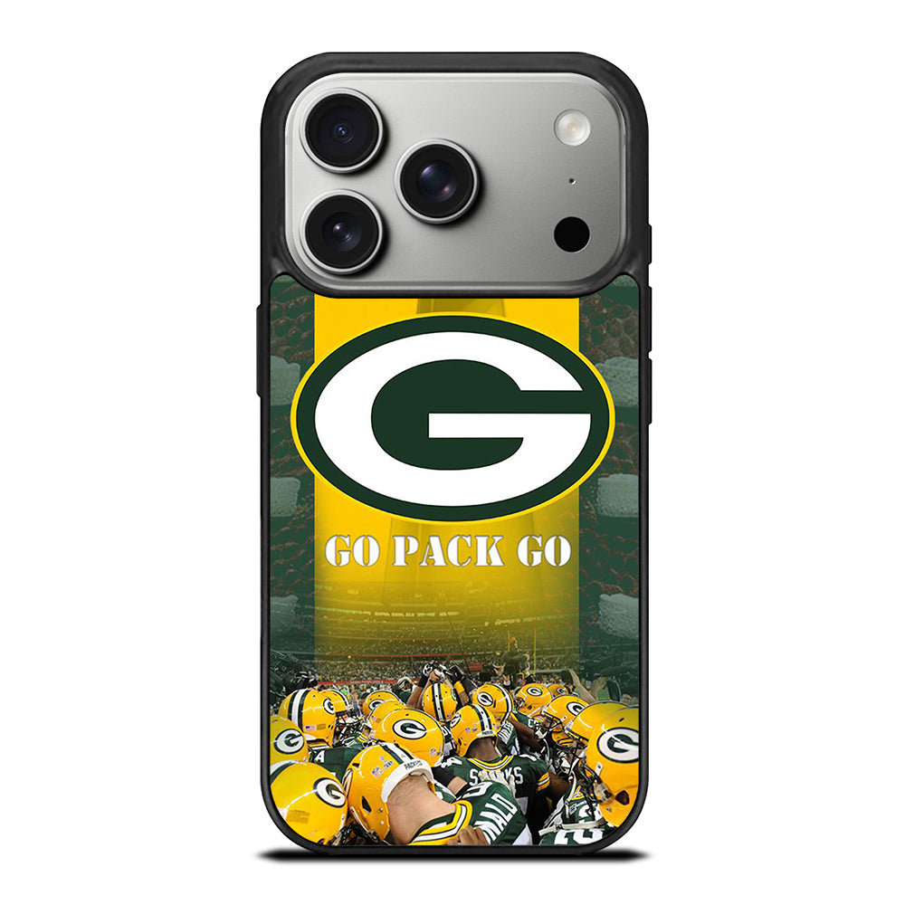 GREEN BAY PACKERS GO PACK GO LOGO 2 iPhone 17 Pro Case Cover