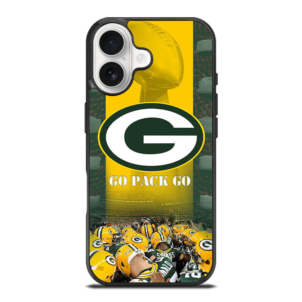 GREEN BAY PACKERS GO PACK GO LOGO 2 iPhone 17 Case Cover