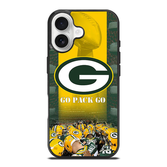GREEN BAY PACKERS GO PACK GO LOGO 2 iPhone 17 Case Cover