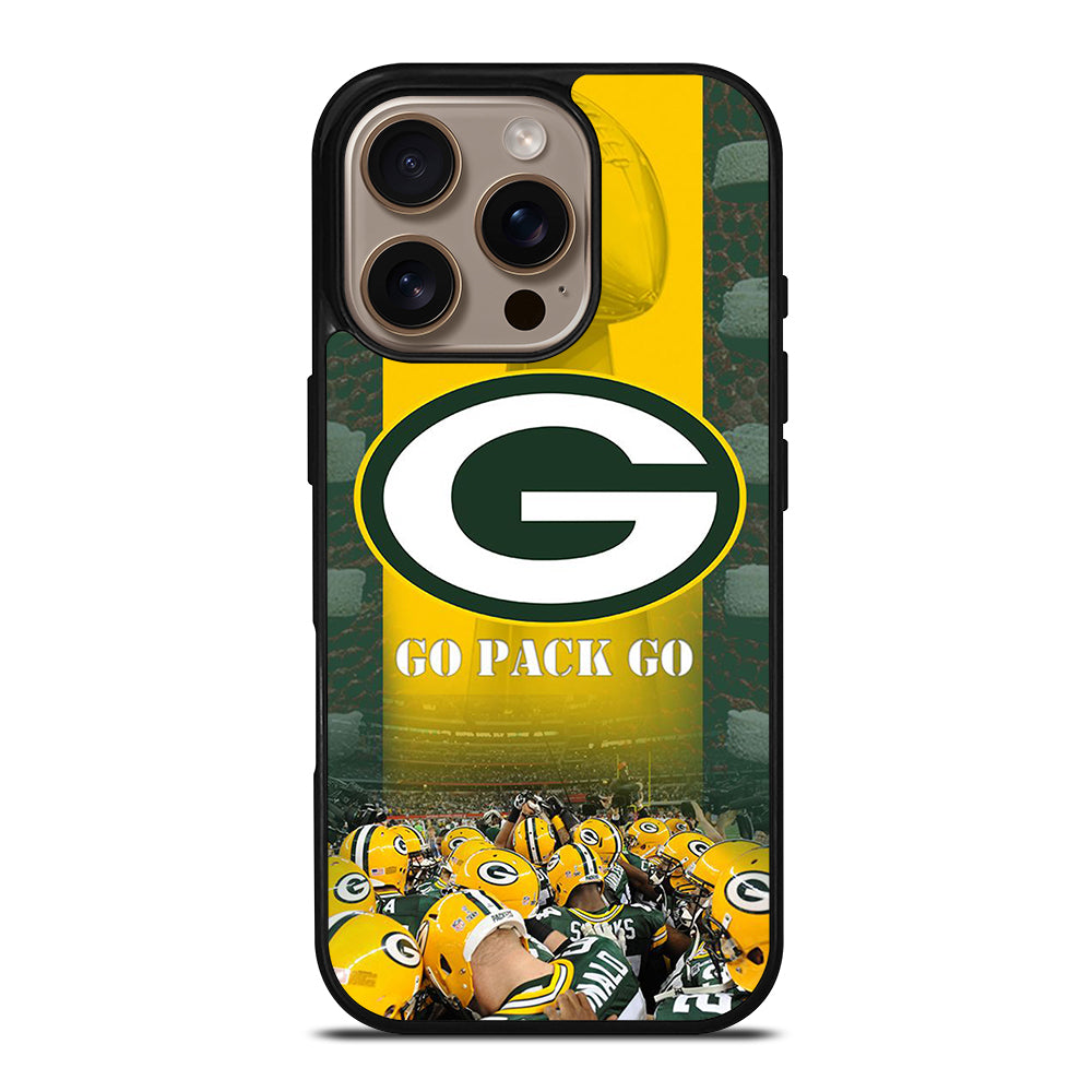 GREEN BAY PACKERS GO PACK GO LOGO 2 iPhone 16 Pro Case Cover