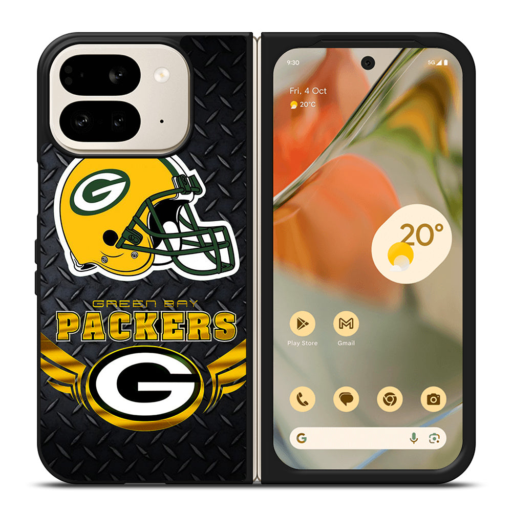 GREEN BAY PACKERS METAL LOGO Google Pixel 9 Pro Fold Case Cover