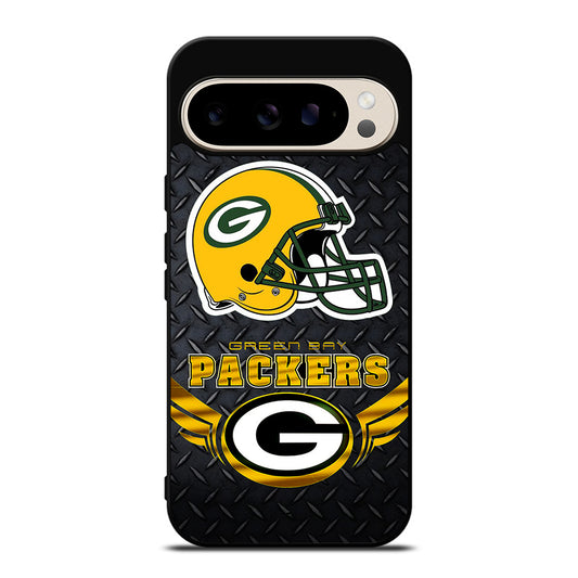 GREEN BAY PACKERS METAL LOGO Google Pixel 9 Pro Case Cover