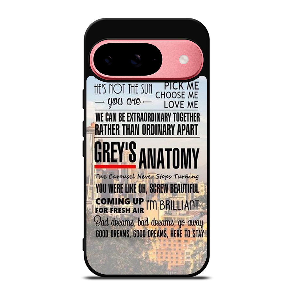 GREY'S ANATOMY QUOTE Google Pixel 9 Case Cover