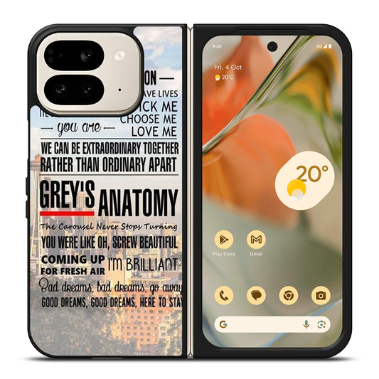 GREY'S ANATOMY QUOTE Google Pixel 9 Pro Fold Case Cover