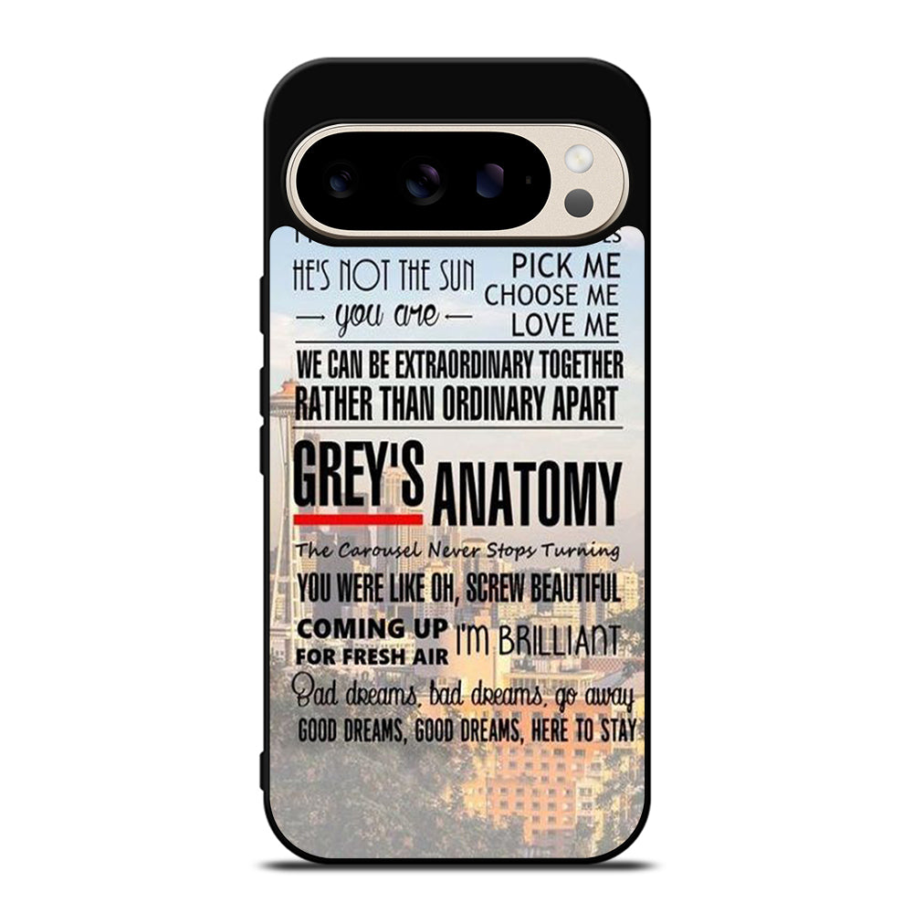 GREY'S ANATOMY QUOTE Google Pixel 9 Pro Case Cover