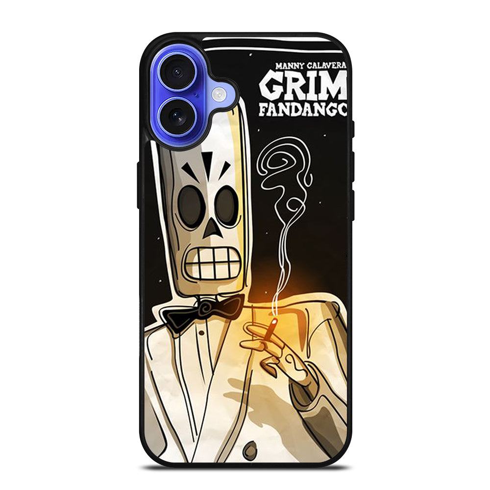 GRIM FANDANGO MANNY CALAVERA CARTOON iPhone 16 Case Cover