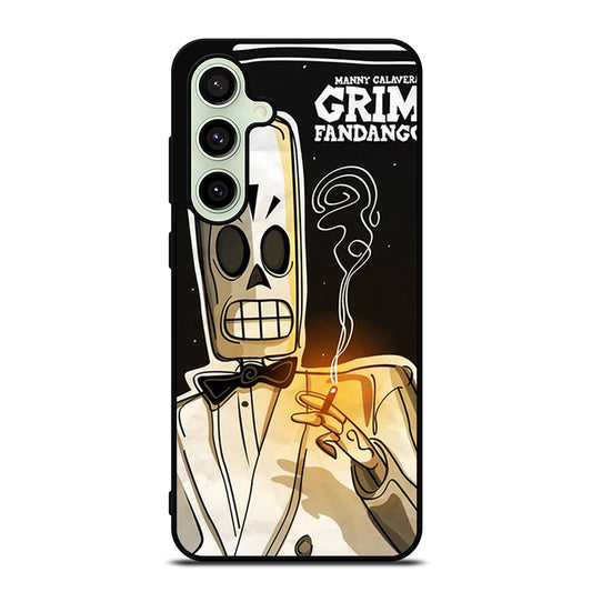 GRIM FANDANGO MANNY CALAVERA CARTOON Samsung Galaxy S24 FE Case Cover