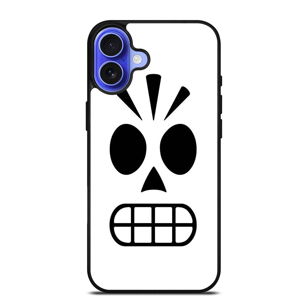 GRIM FANDANGO MANNY CALAVERA FACE iPhone 16 Case Cover