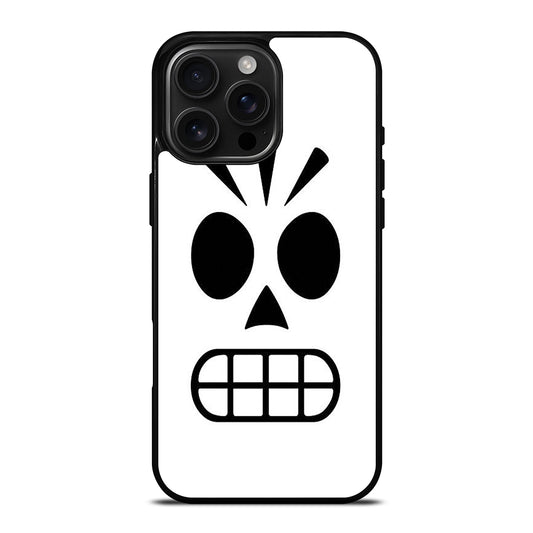 GRIM FANDANGO MANNY CALAVERA FACE iPhone 16 Pro Max Case Cover