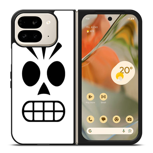 GRIM FANDANGO MANNY CALAVERA FACE Google Pixel 9 Pro Fold Case Cover