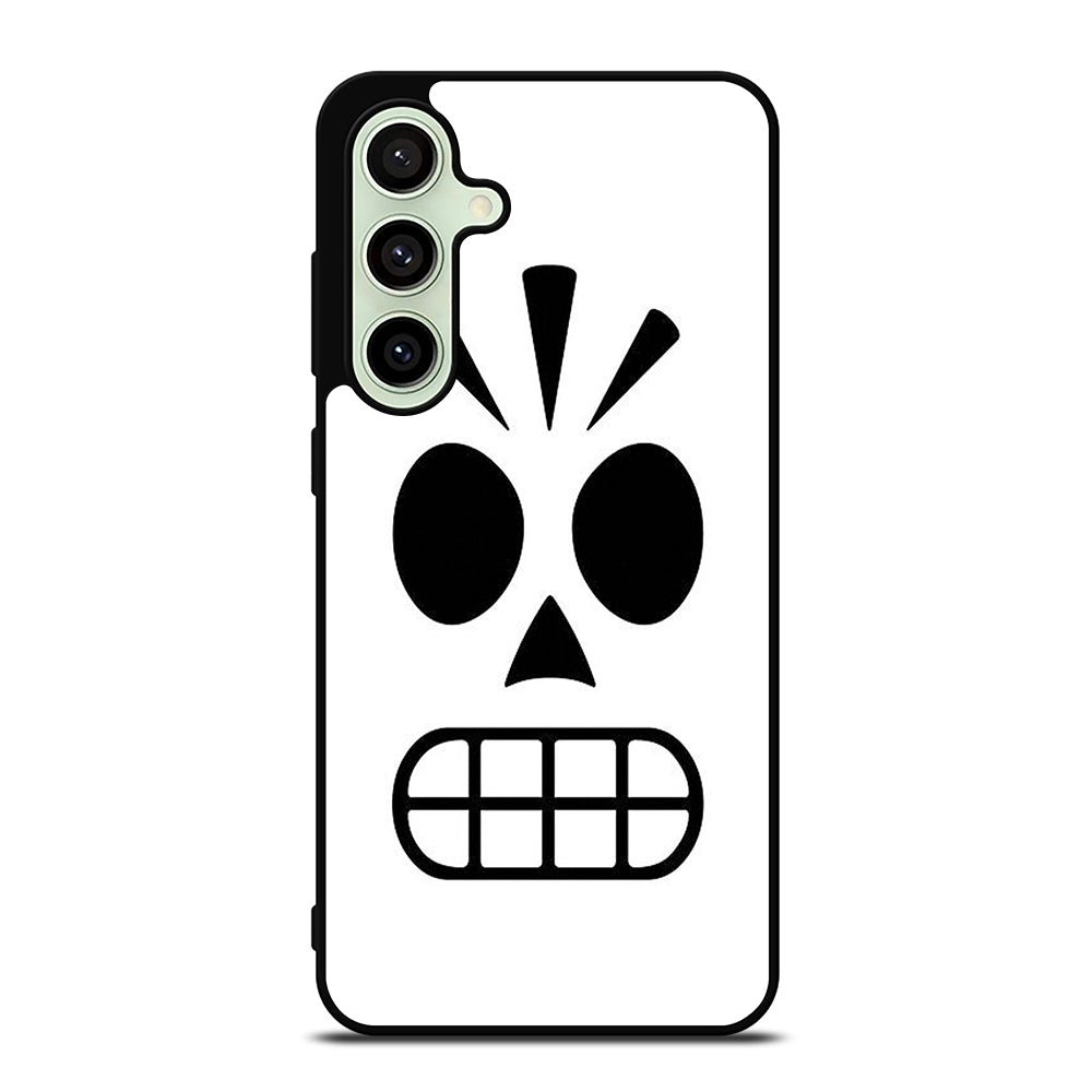 GRIM FANDANGO MANNY CALAVERA FACE Samsung Galaxy S24 FE Case Cover