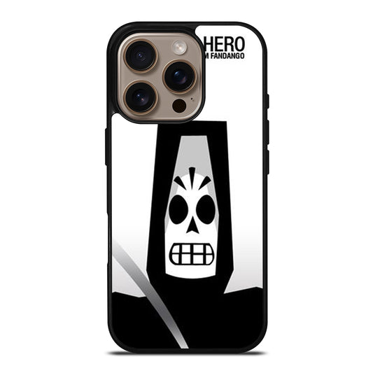 GRIM FANDANGO MANNY CALAVERA THE OLD HERO iPhone 16 Pro Case Cover