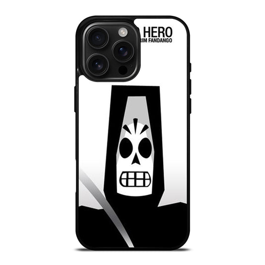GRIM FANDANGO MANNY CALAVERA THE OLD HERO iPhone 16 Pro Max Case Cover